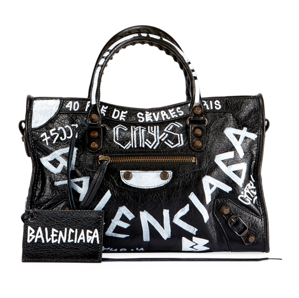 Balenciaga Graffiti City Bag